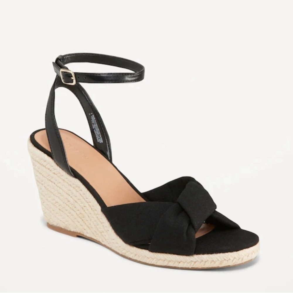 Old Navy | Knotted Canva Espadrille Wedge Sandals